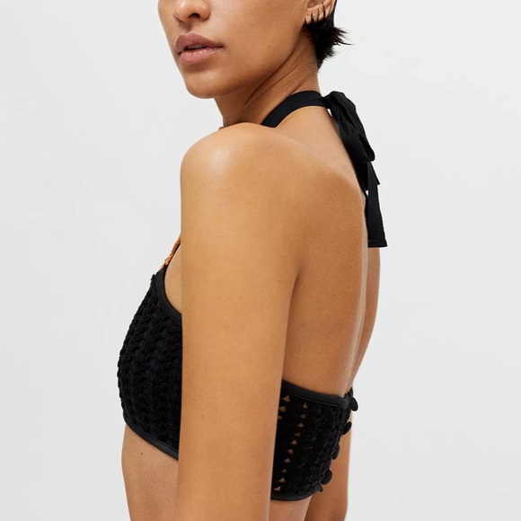 LAST 1 NEW UO crochet top & pant set - boho festival hippie vibe - Picture 4 of 13